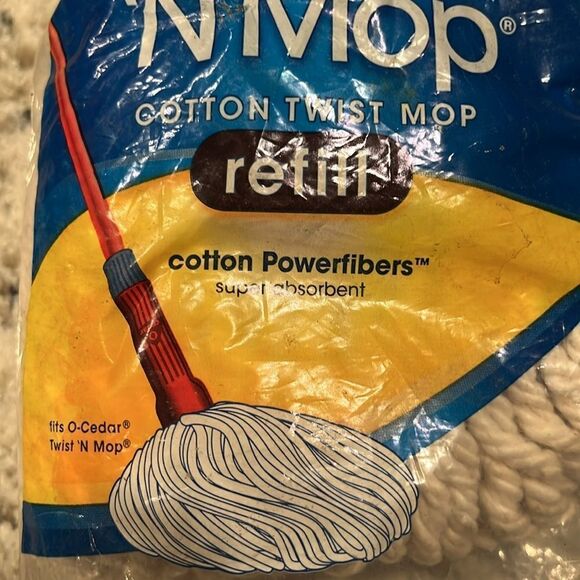 O Cedar Twist ‘n Mop cotton Twist Mop Refill new in sealed pkg - Picture 2 of 6